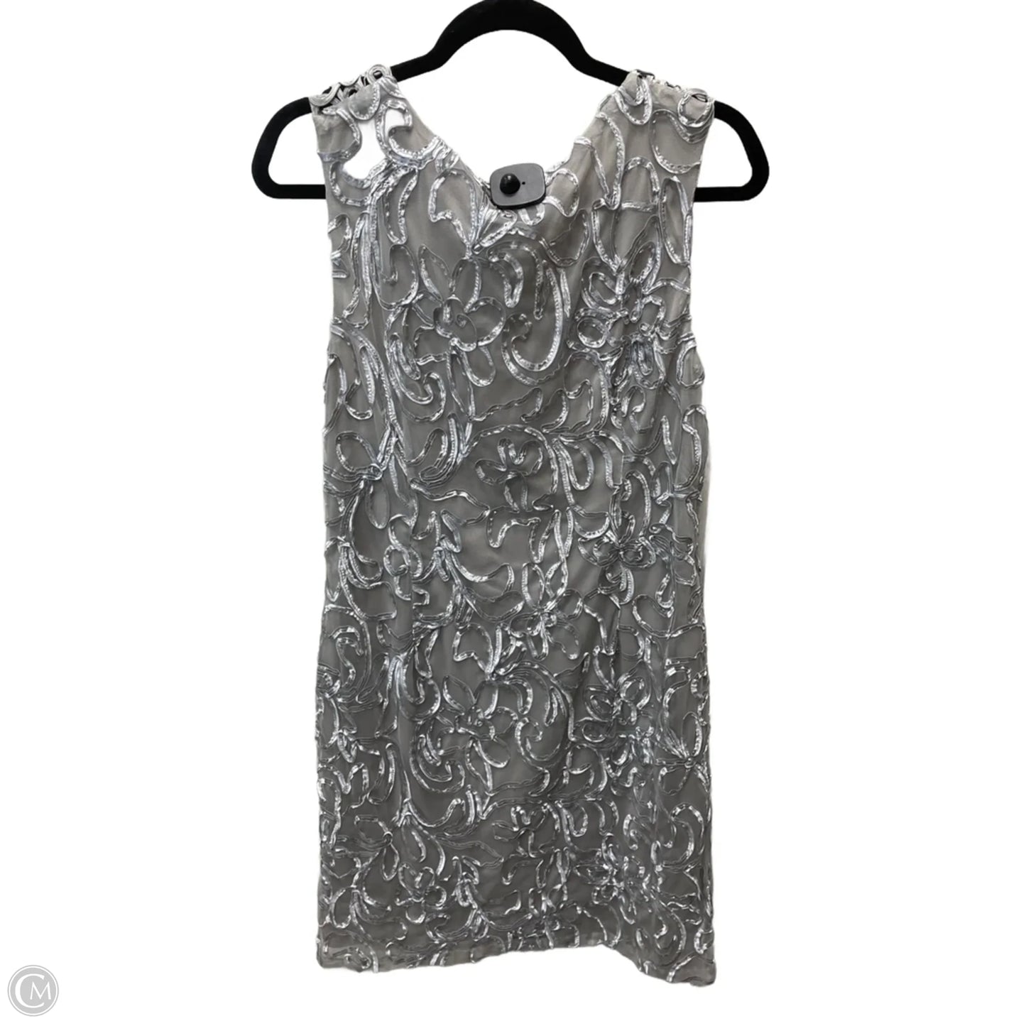 Dress Party Short By Jessica Howard In Silver, Size: L