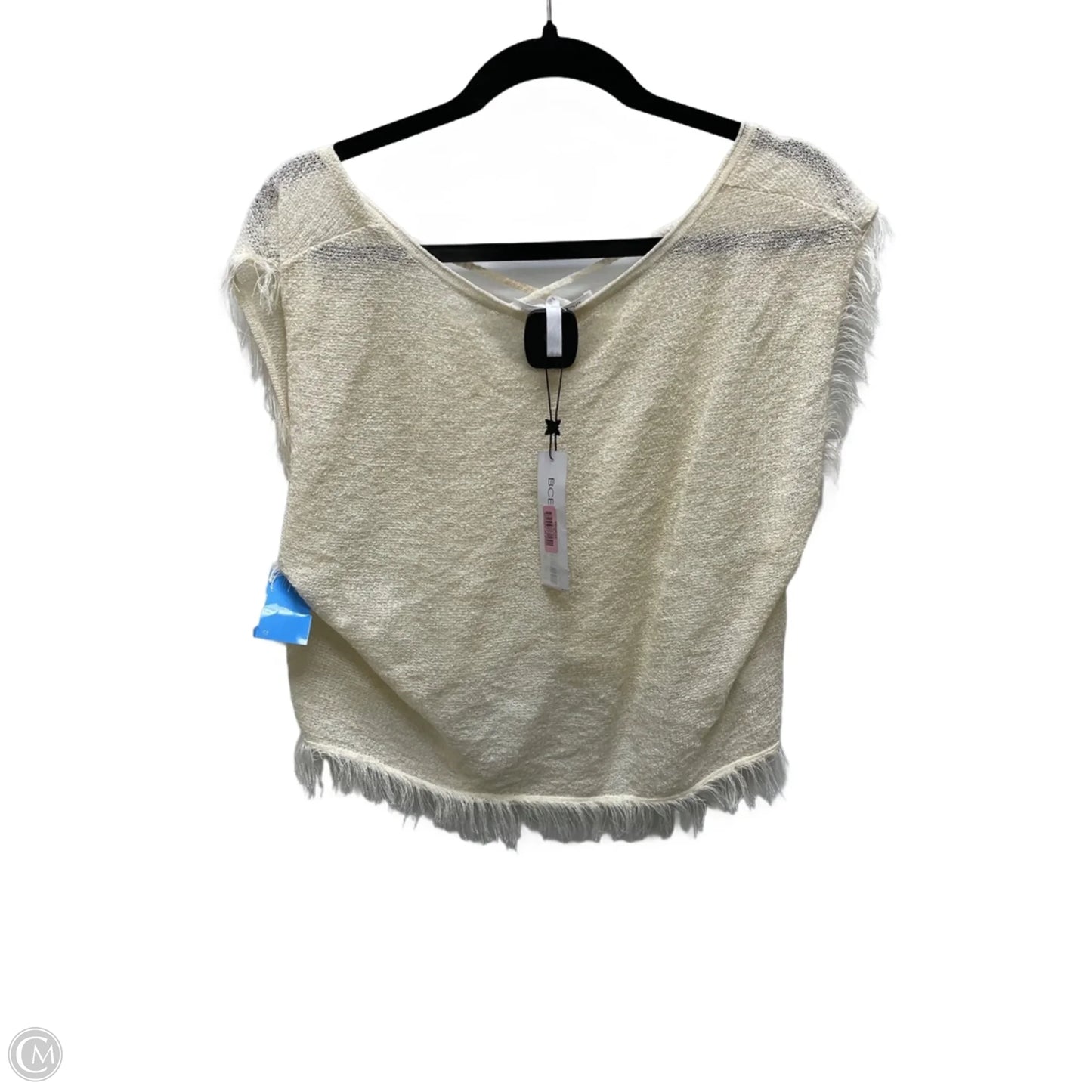 Top Sleeveless By Bcbgeneration In Cream, Size: L