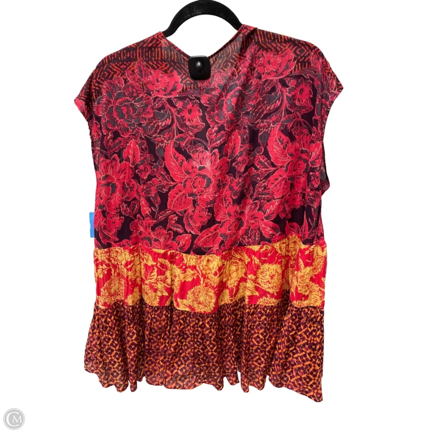 Top Sleeveless By Free People In Red, Size: M