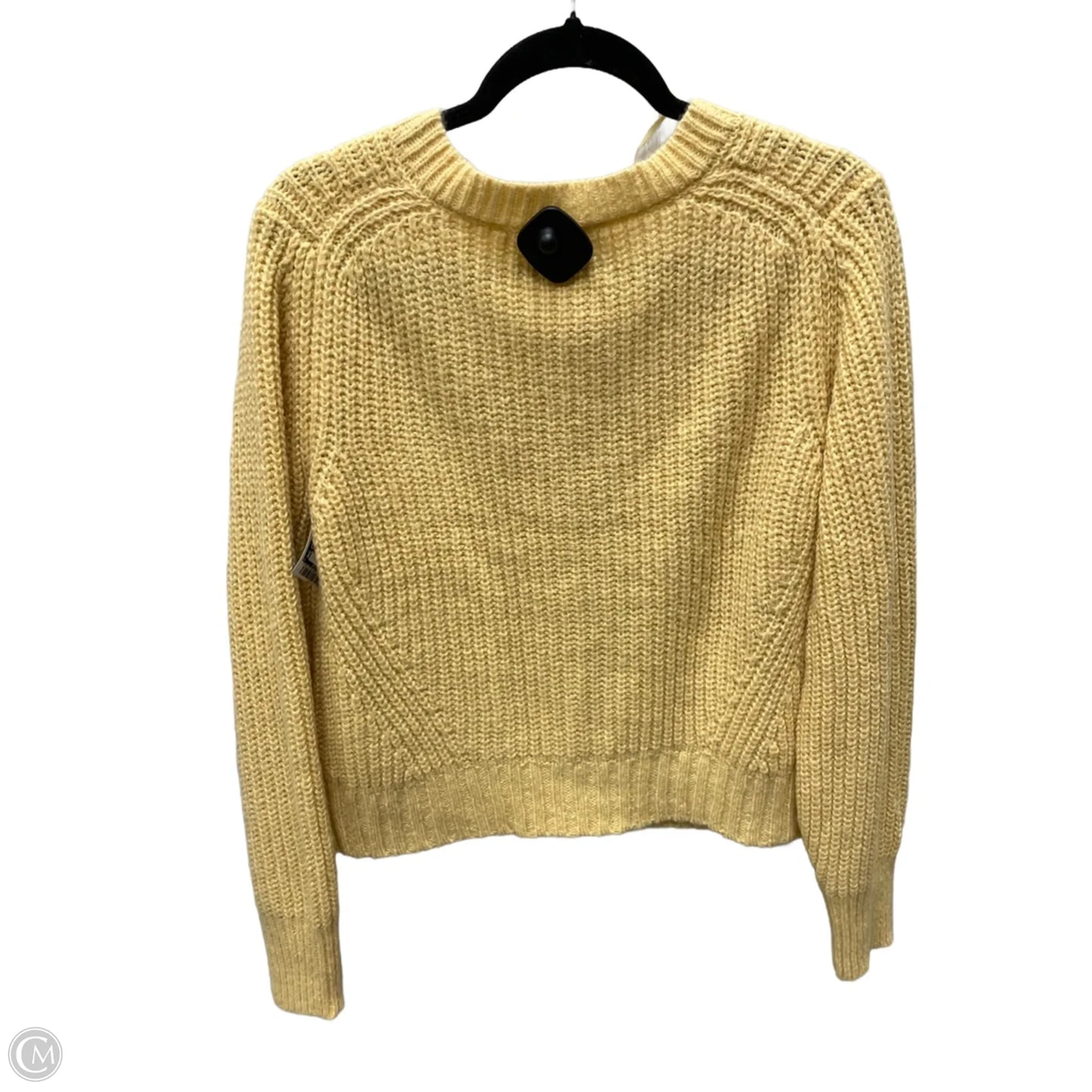 Sweater Cardigan By Chelsea And Theodore In Yellow, Size: L