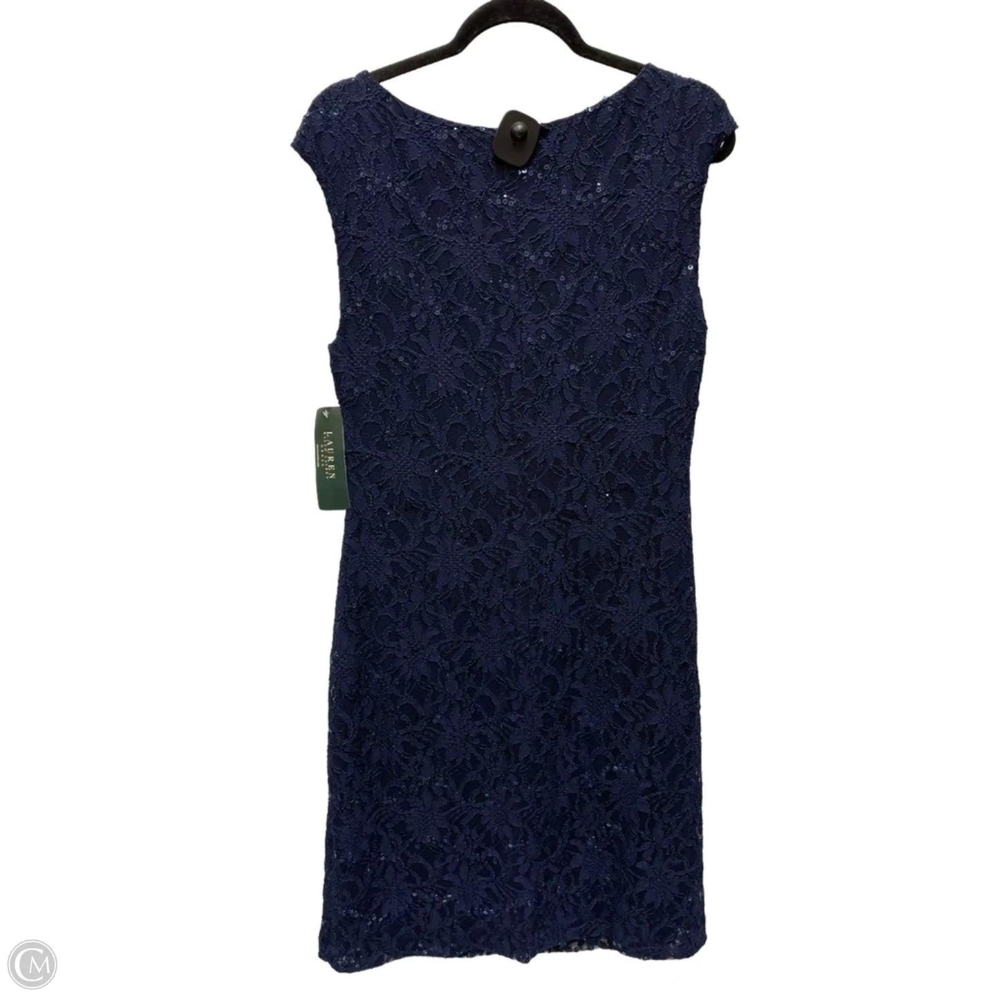 Dress Party Short By Lauren By Ralph Lauren In Navy, Size: Xl