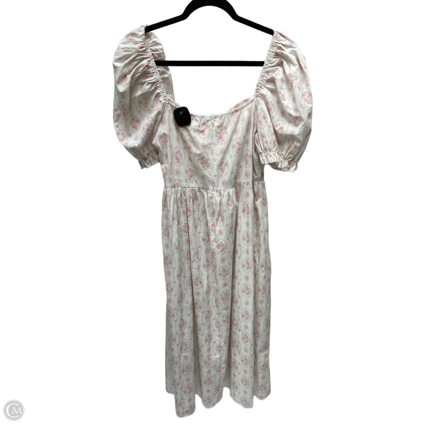 Dress Casual Midi By Cider In Floral Print, Size: L