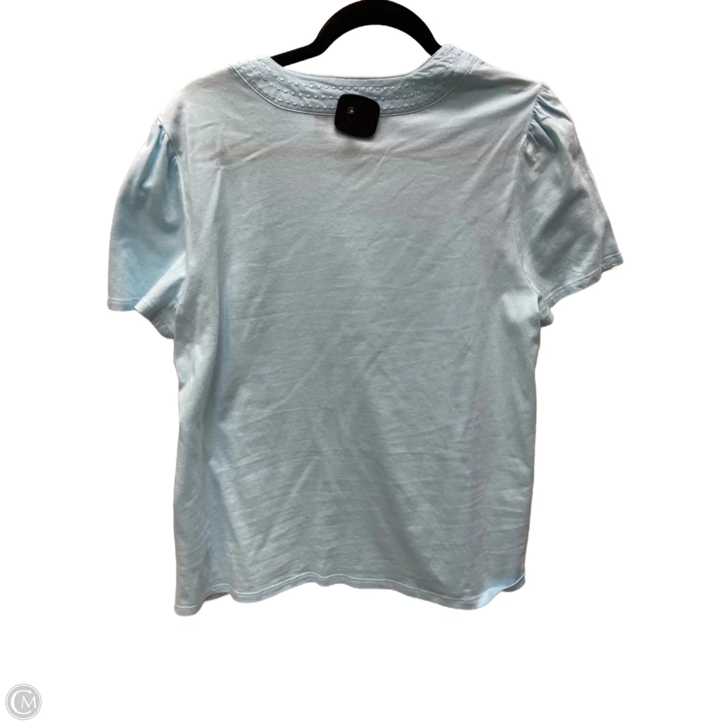 Top Short Sleeve By Rafaella In Blue, Size: Xl