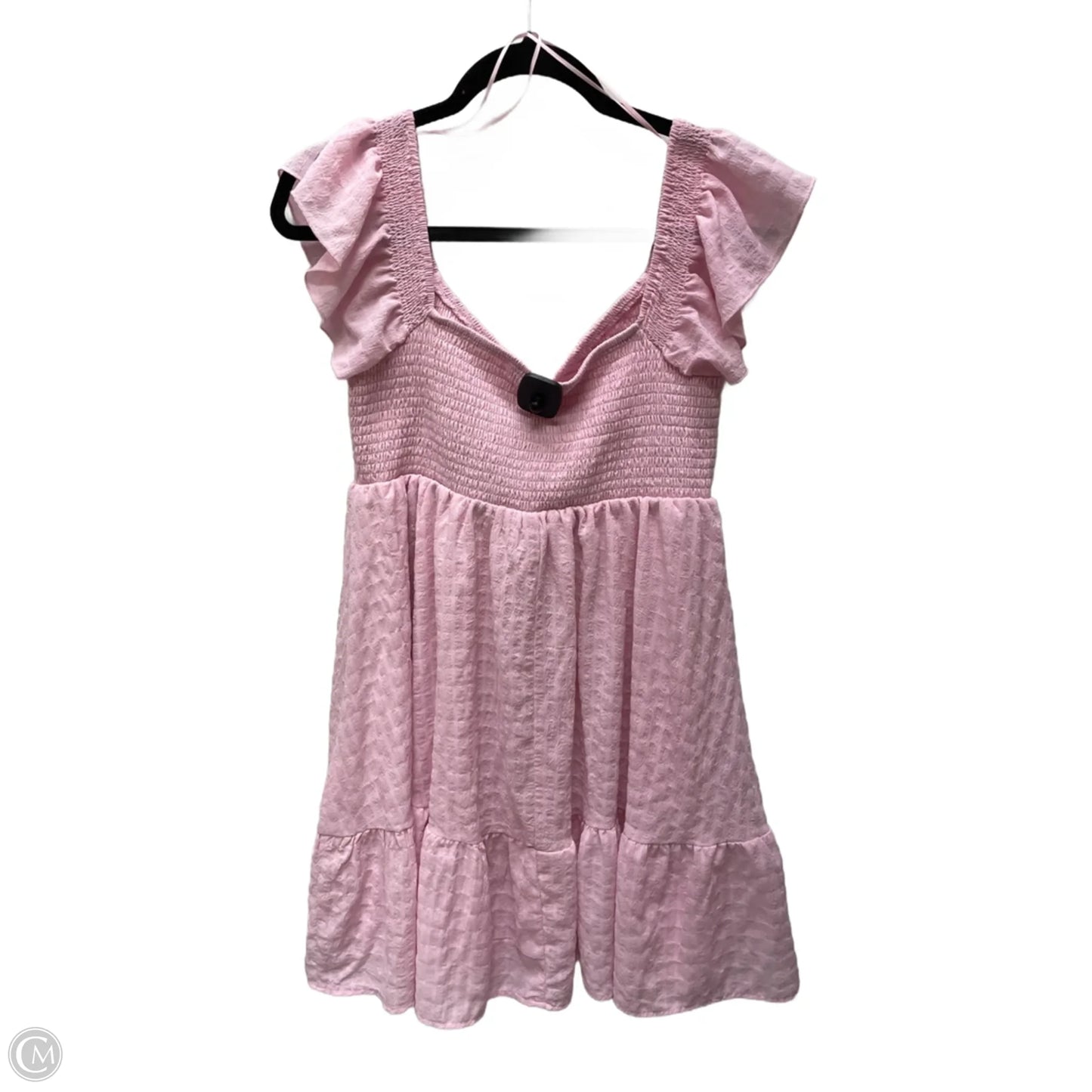 Dress Casual Short By Clothes Mentor In Pink, Size: Xl