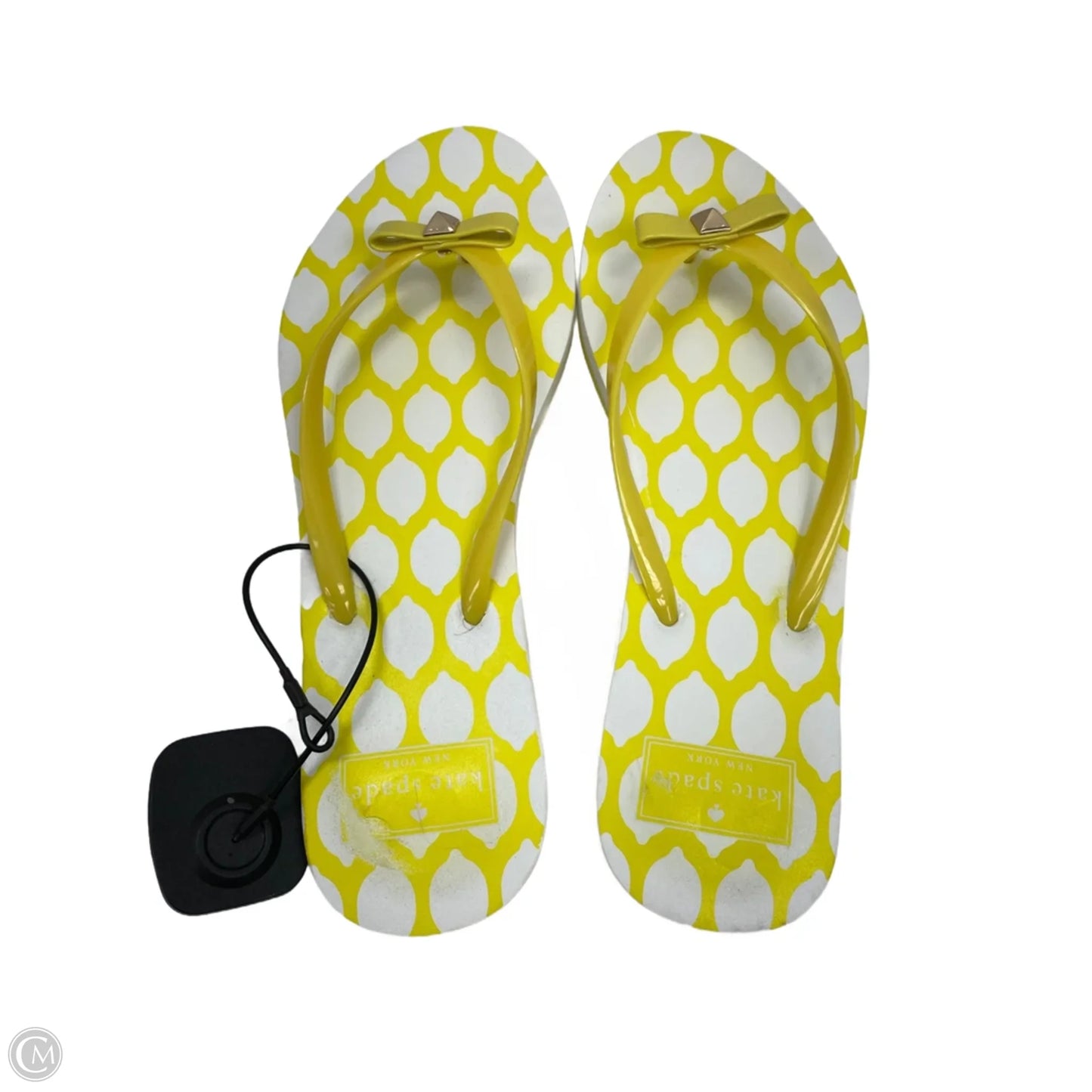 Sandals Designer By Kate Spade In Yellow, Size: 7
