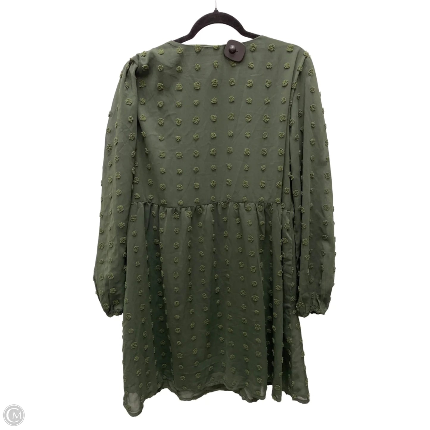Dress Casual Short By Kirundo In Green, Size: Xl