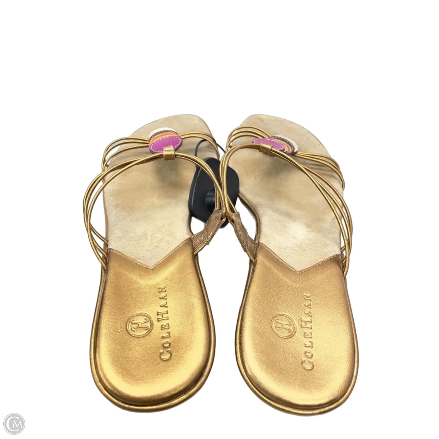 Sandals Flats By Cole-haan In Gold, Size: 8.5