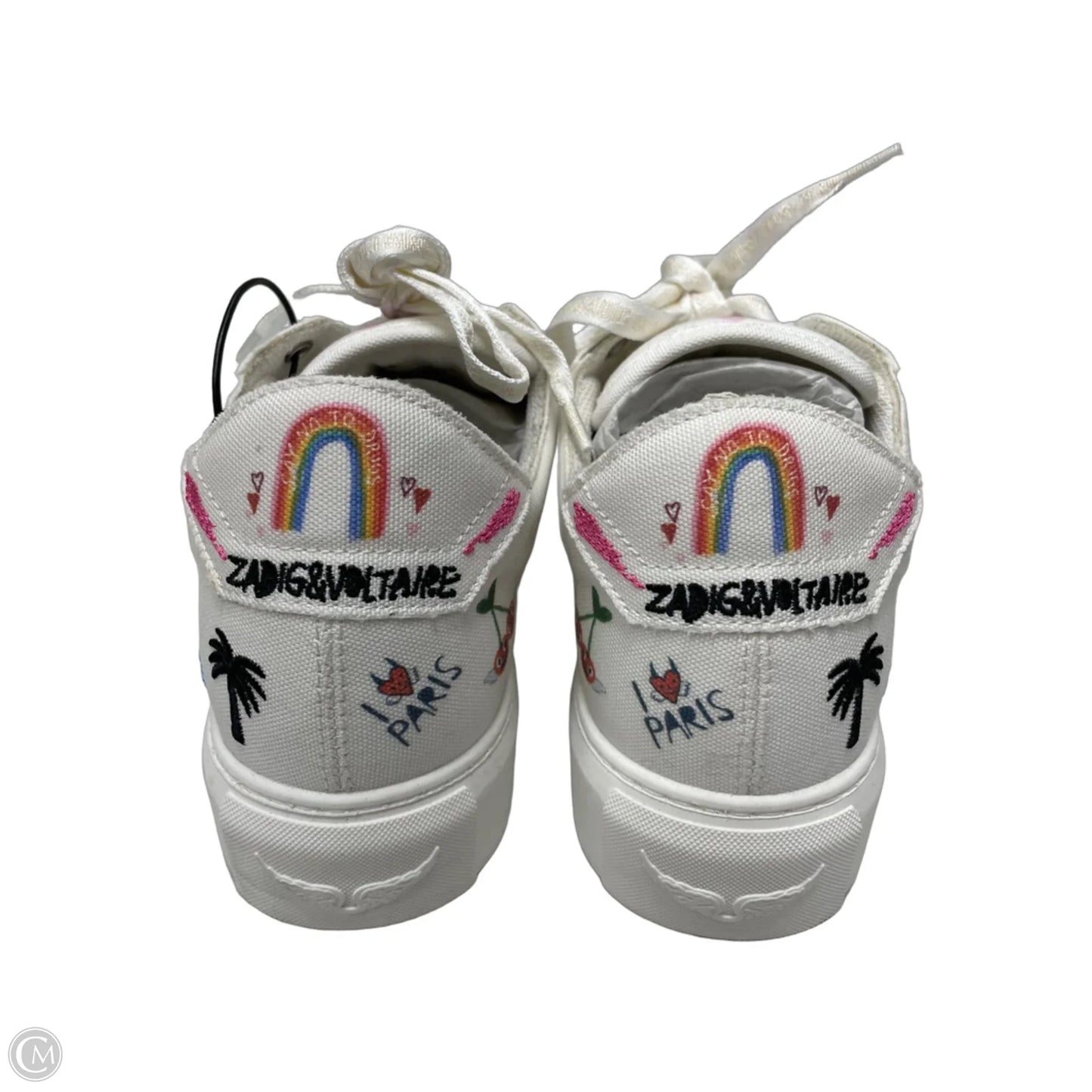 Shoes Sneakers By Zadig And Voltaire In White, Size: 7.5