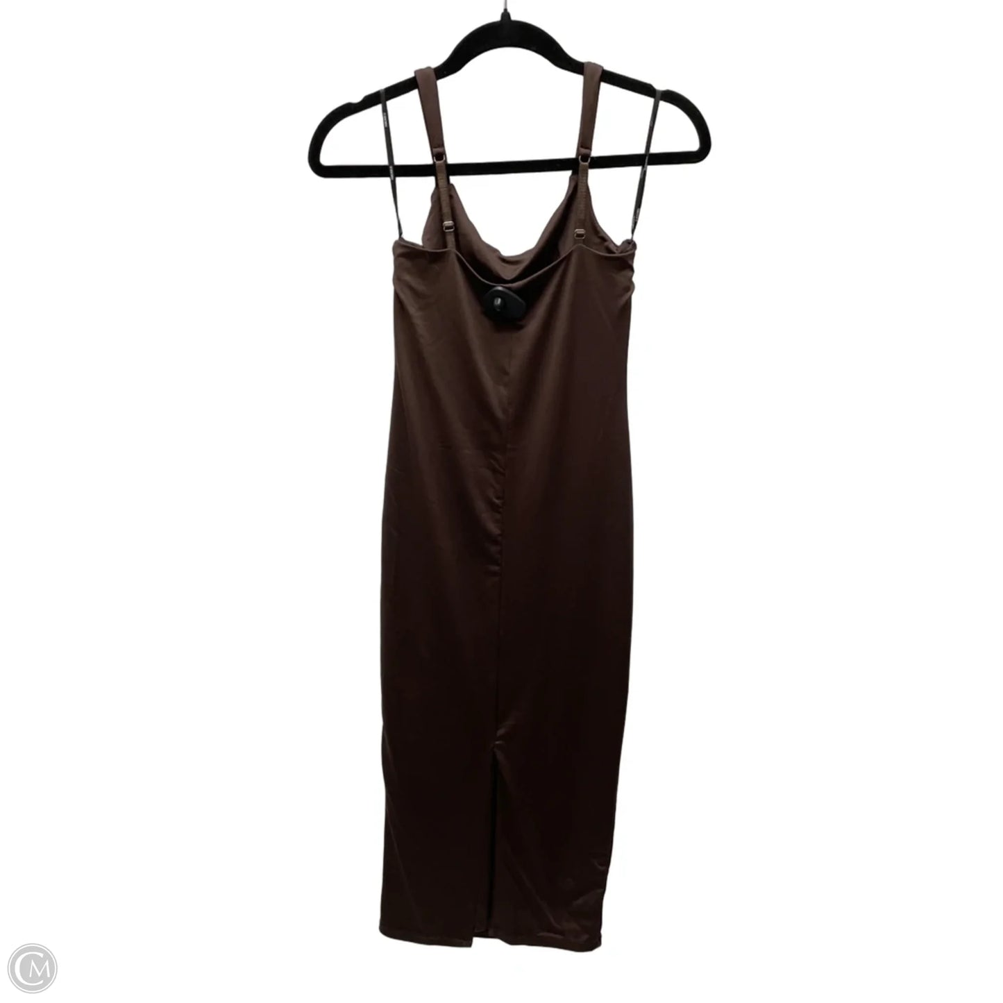 Dress Casual Midi By Forever 21 In Brown, Size: S