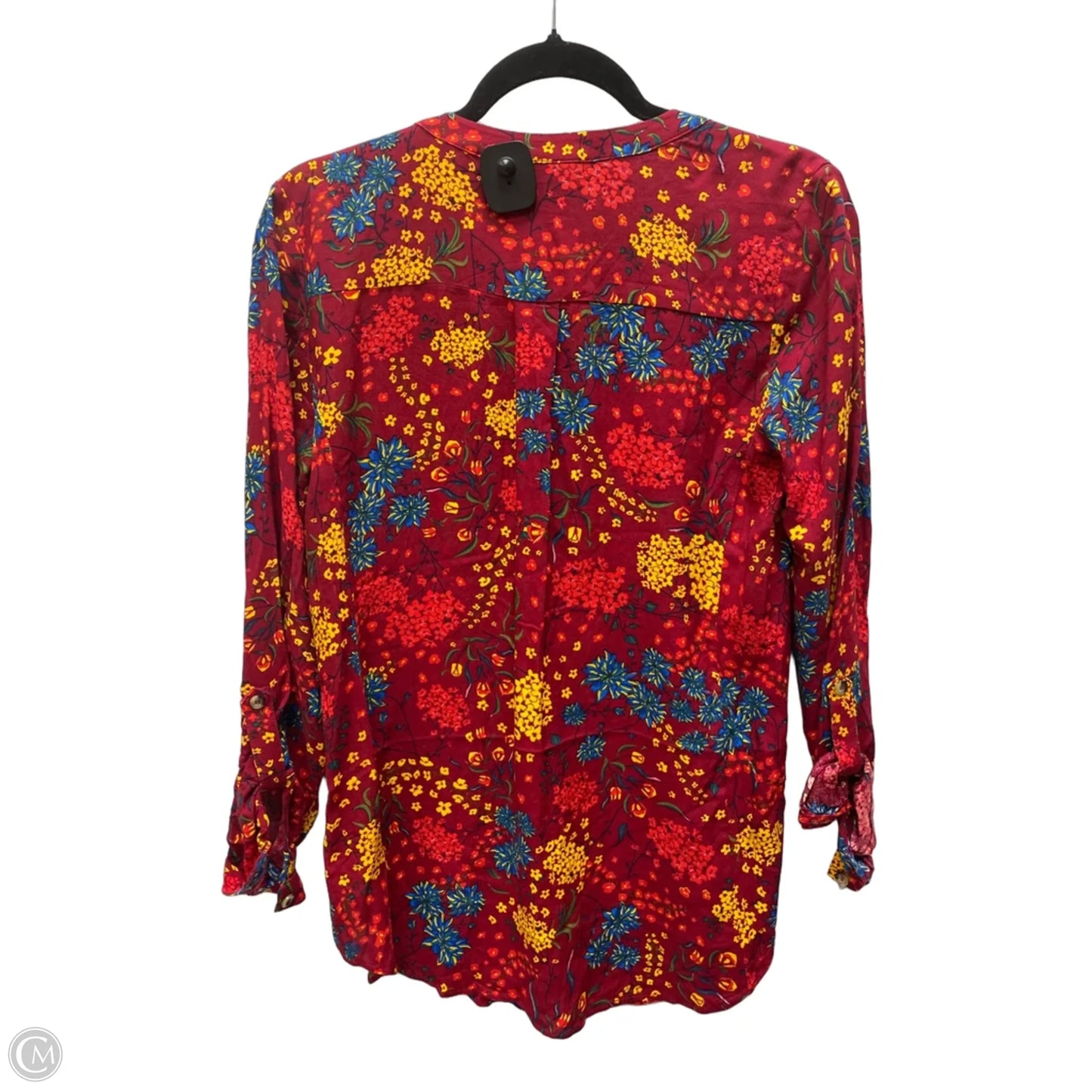 Top 3/4 Sleeve By Maeve In Floral Print, Size: S
