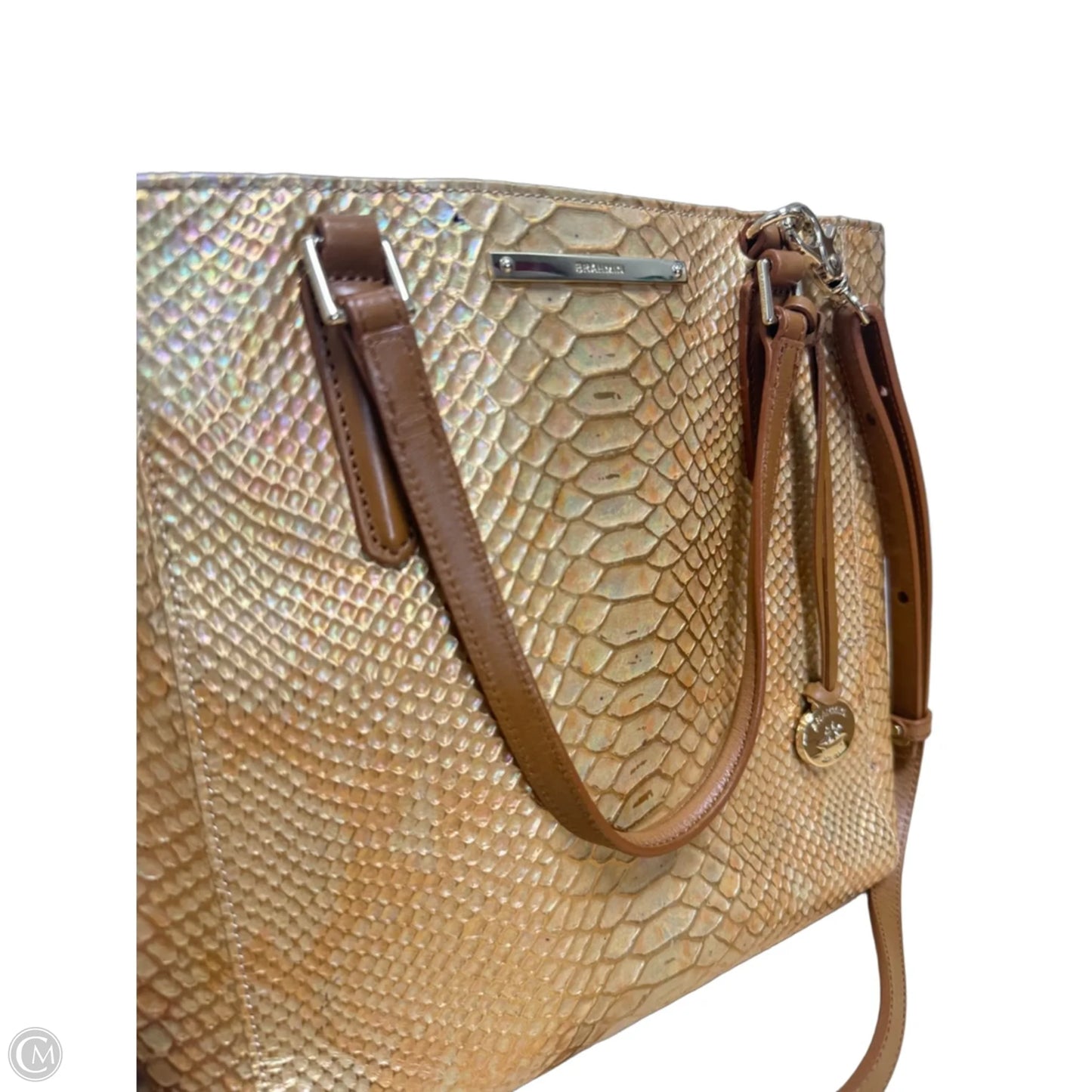 Handbag Designer By Brahmin, Size: Medium