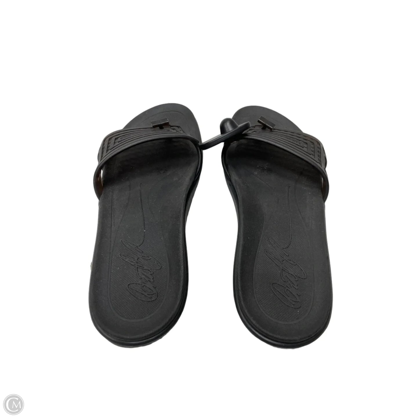 Sandals Heels Wedge By Donald Pliner In Black, Size: 9