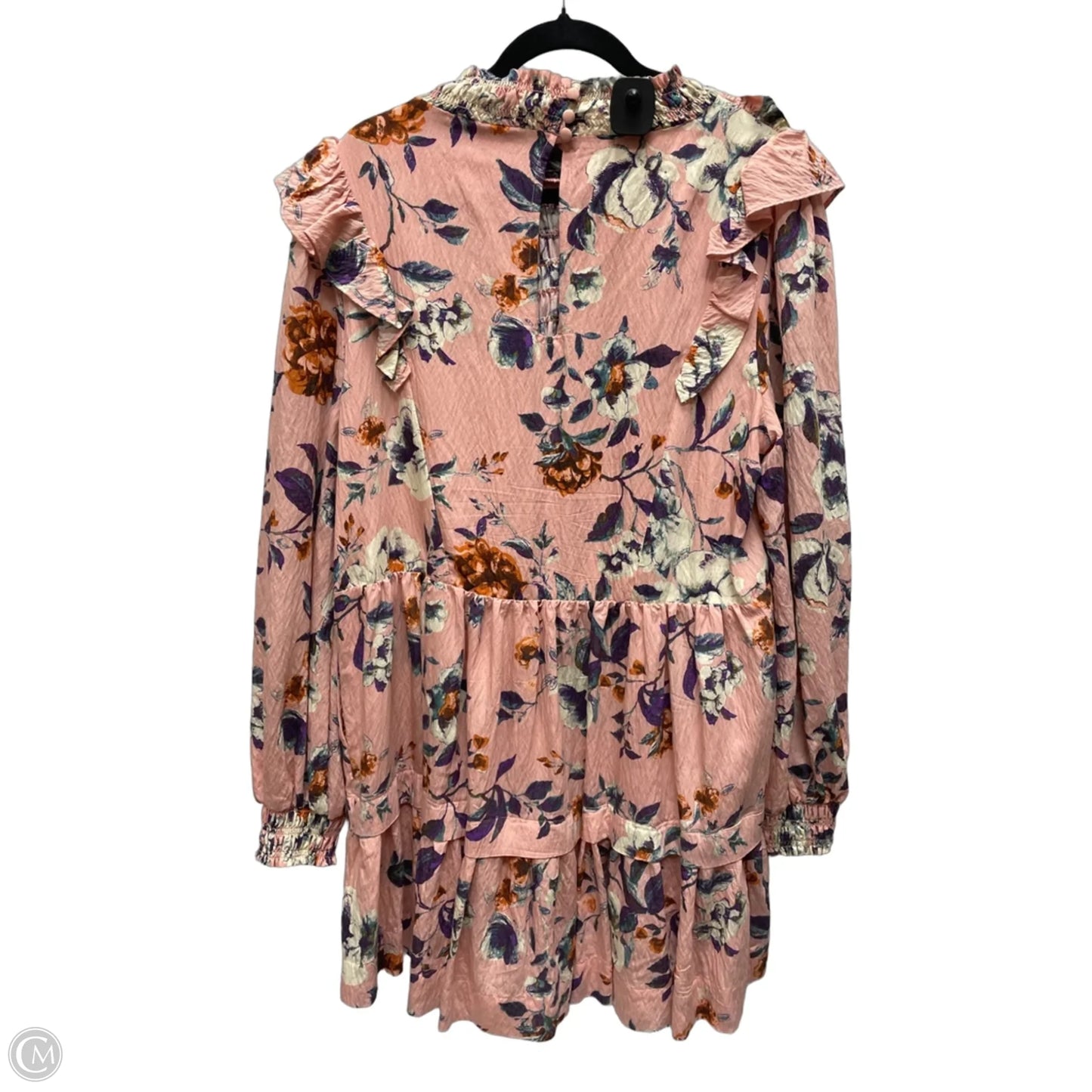 Dress Casual Short By Anthropologie In Floral Print, Size: L