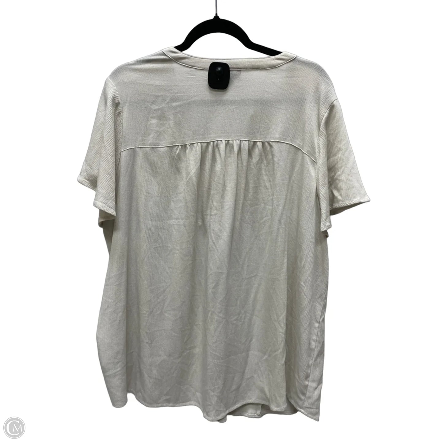 Top Short Sleeve By Torrid In Beige, Size: 2x
