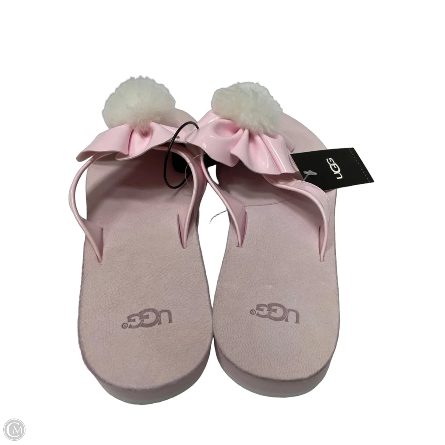 Sandals Designer By Ugg In Pink, Size: 10