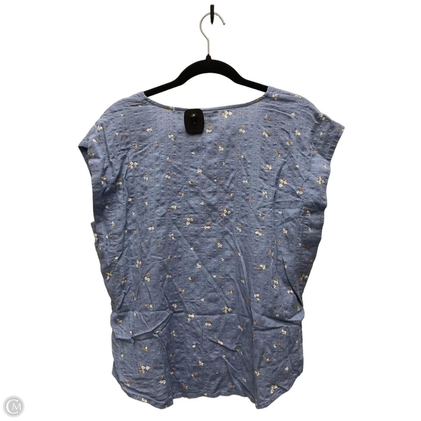 Top Sleeveless By Ana In Floral Print, Size: L