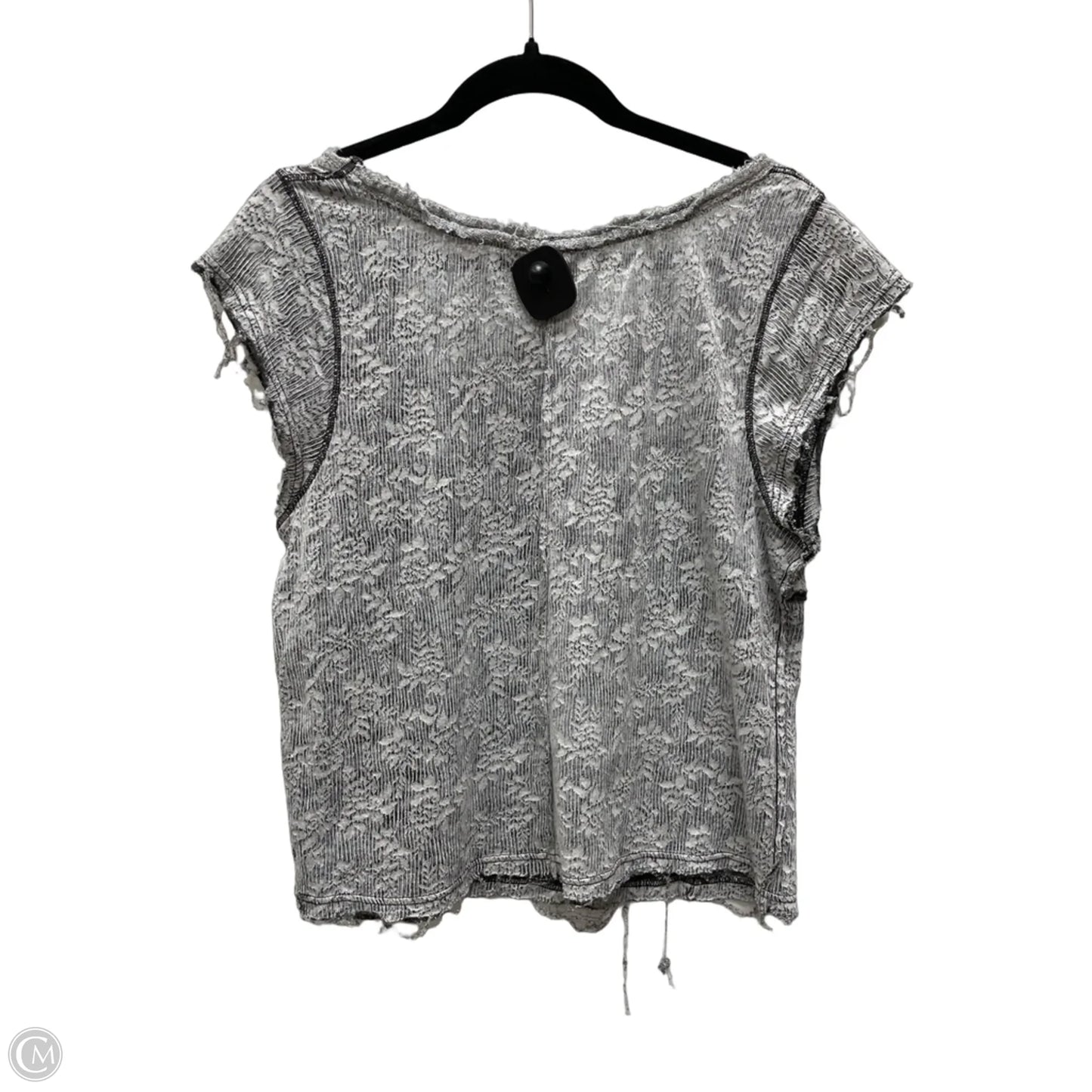 Top Short Sleeve By We The Free In Grey, Size: L