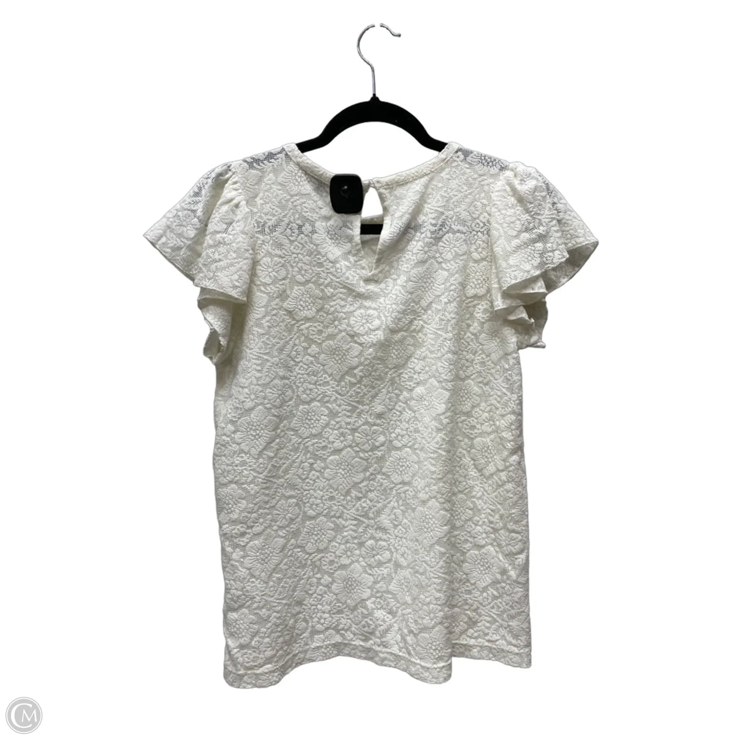 Top Sleeveless By Loft In Cream, Size: Xs