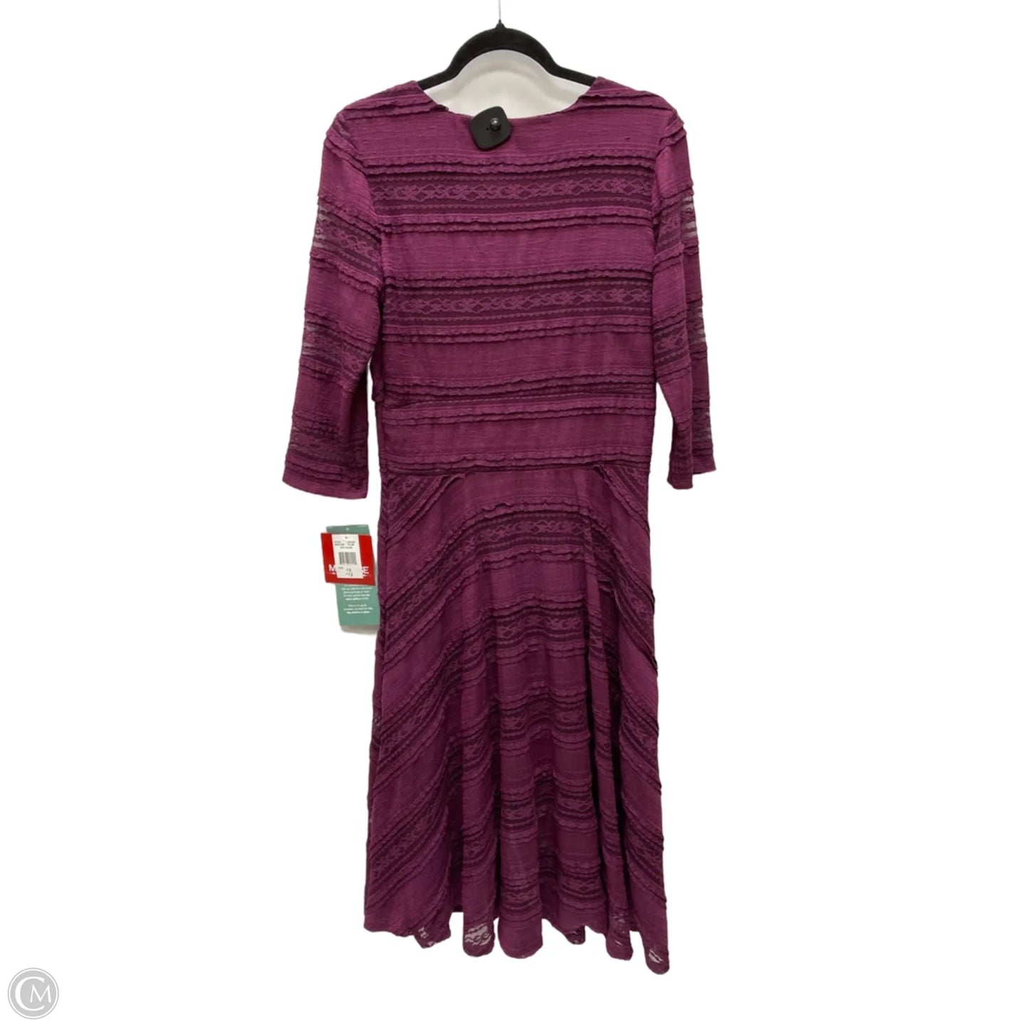 Dress Casual By MelRose In Purple, Size: L
