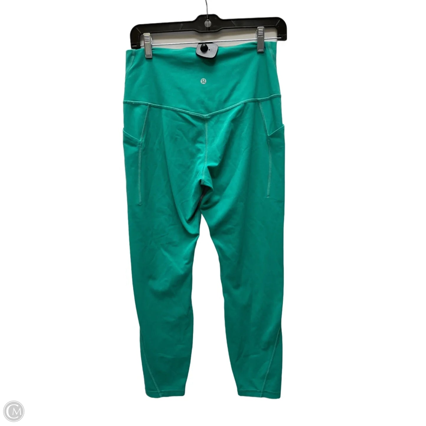 Athletic Leggings By Lululemon In Green, Size: M