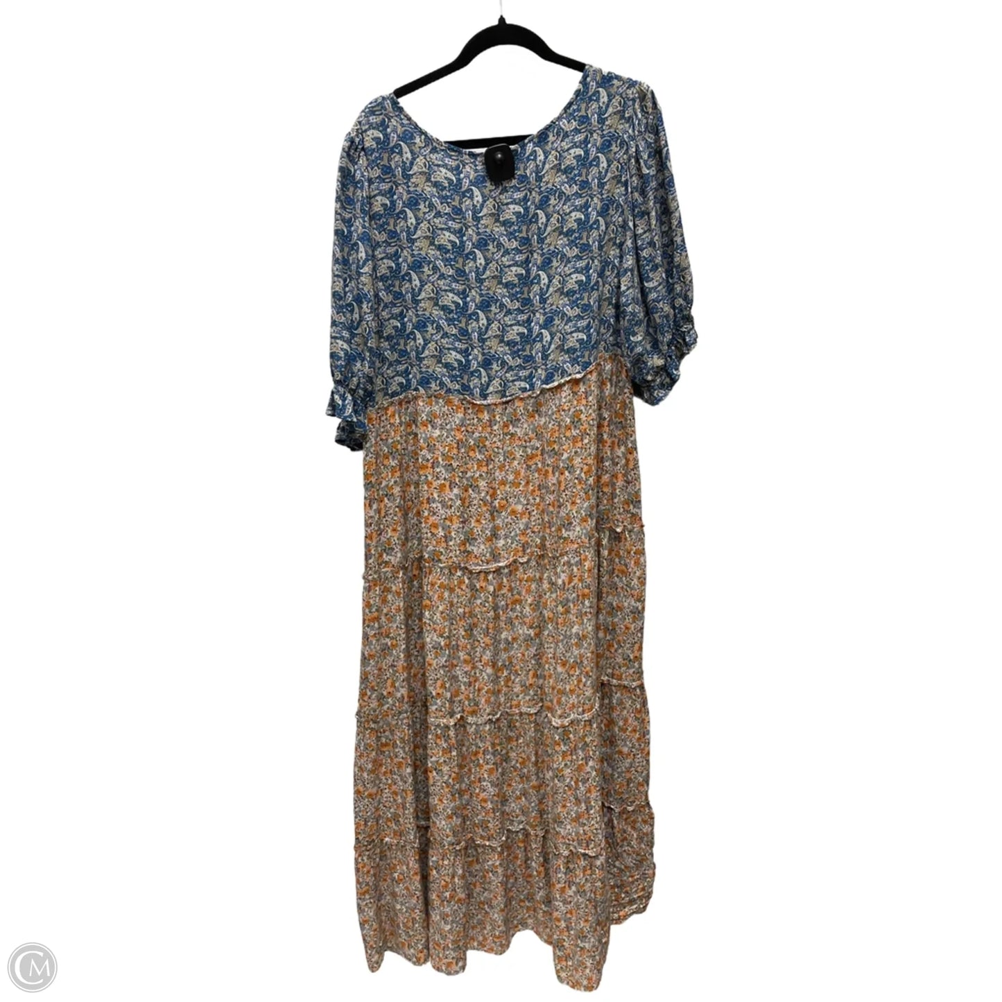 Dress Casual Maxi By Natural Life In Floral Print, Size: L
