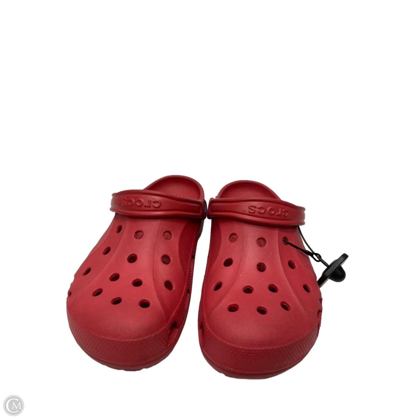 Shoes Flats By Crocs In Red, Size: 10