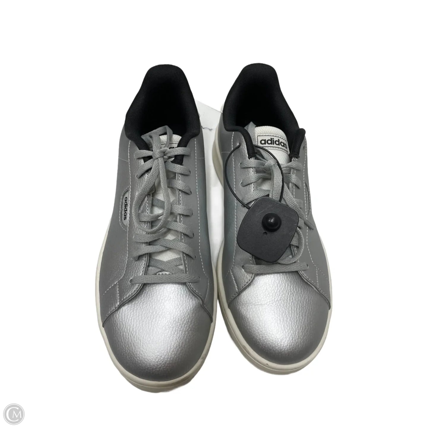 Shoes Sneakers By Adidas In Silver, Size: 10