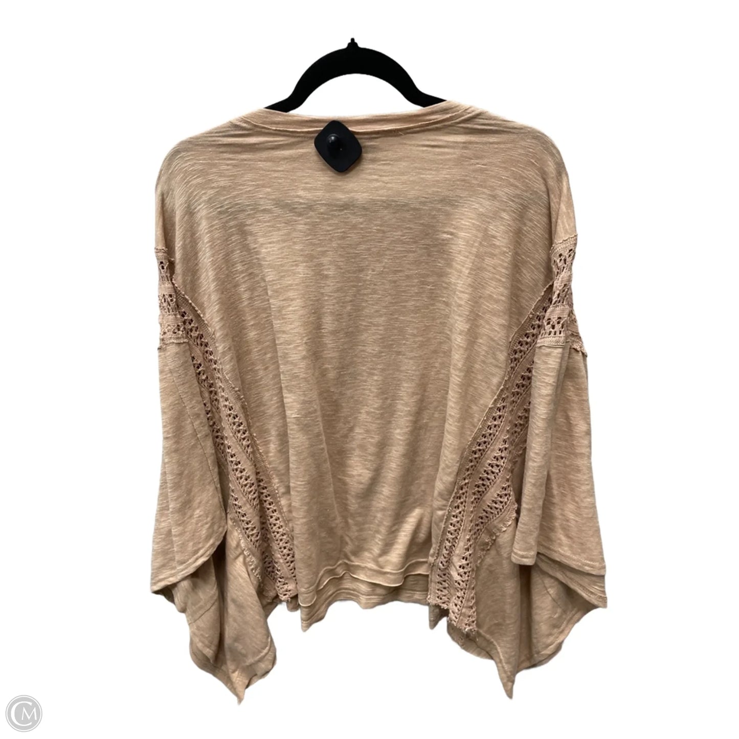 Top Short Sleeve By Arula In Tan, Size: 2x
