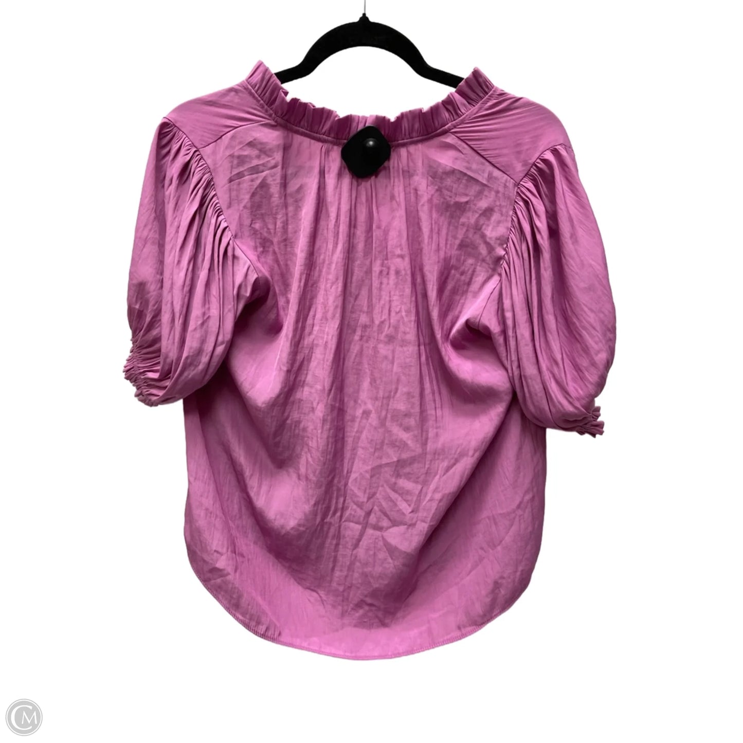 Blouse Short Sleeve By Rose And Olive In Purple, Size: M
