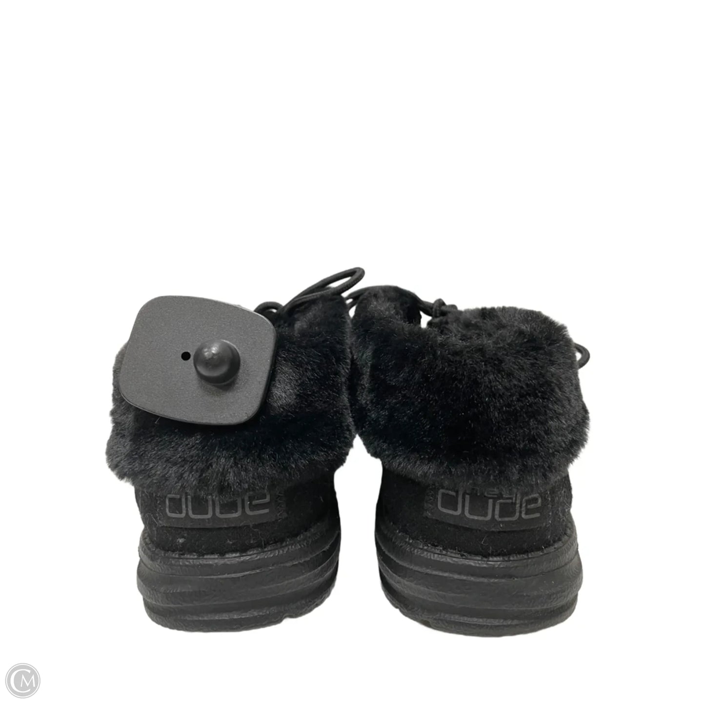 Shoes Flats By Hey Dude In Black, Size: 7