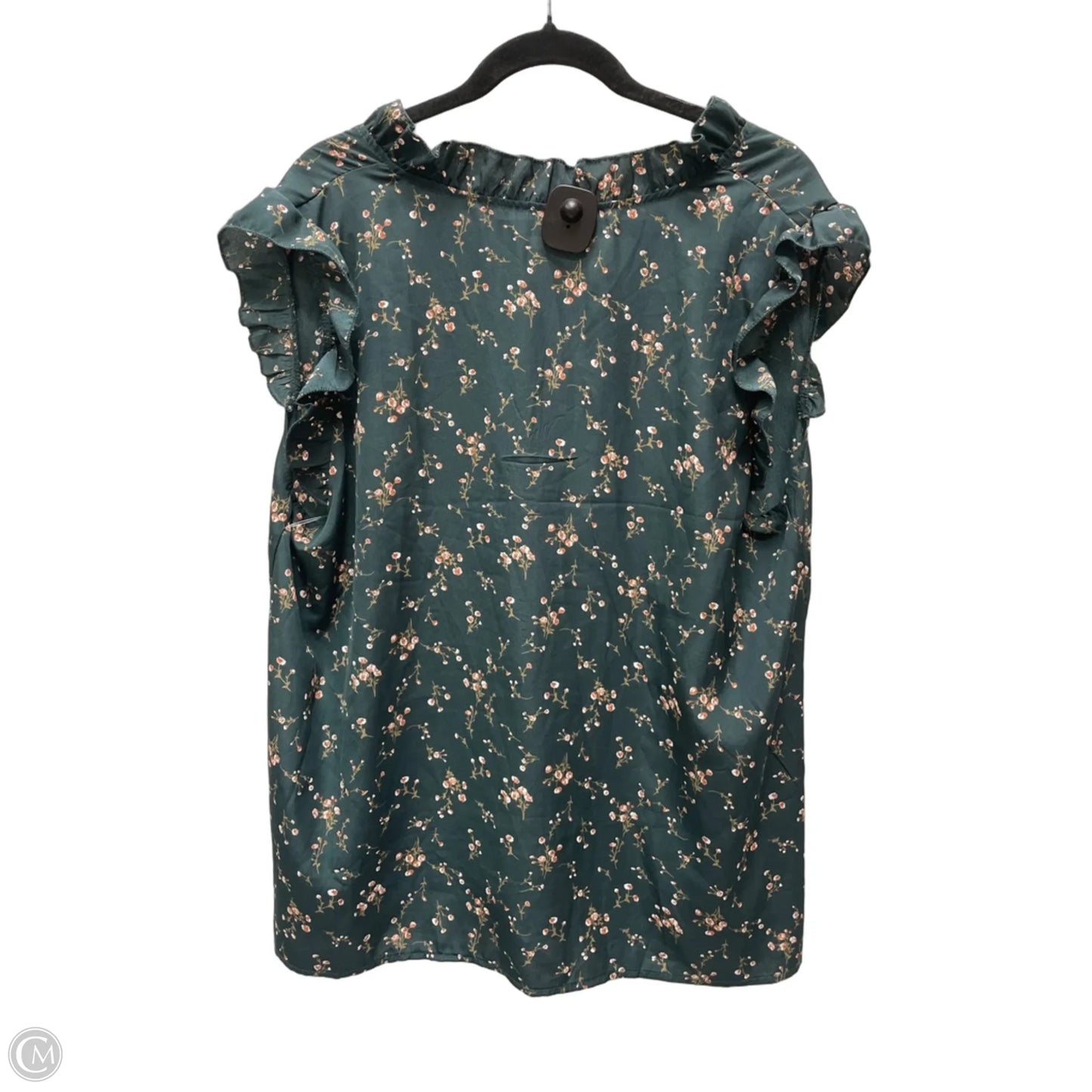 Blouse Sleeveless By Clothes Mentor In Floral Print, Size: 2x