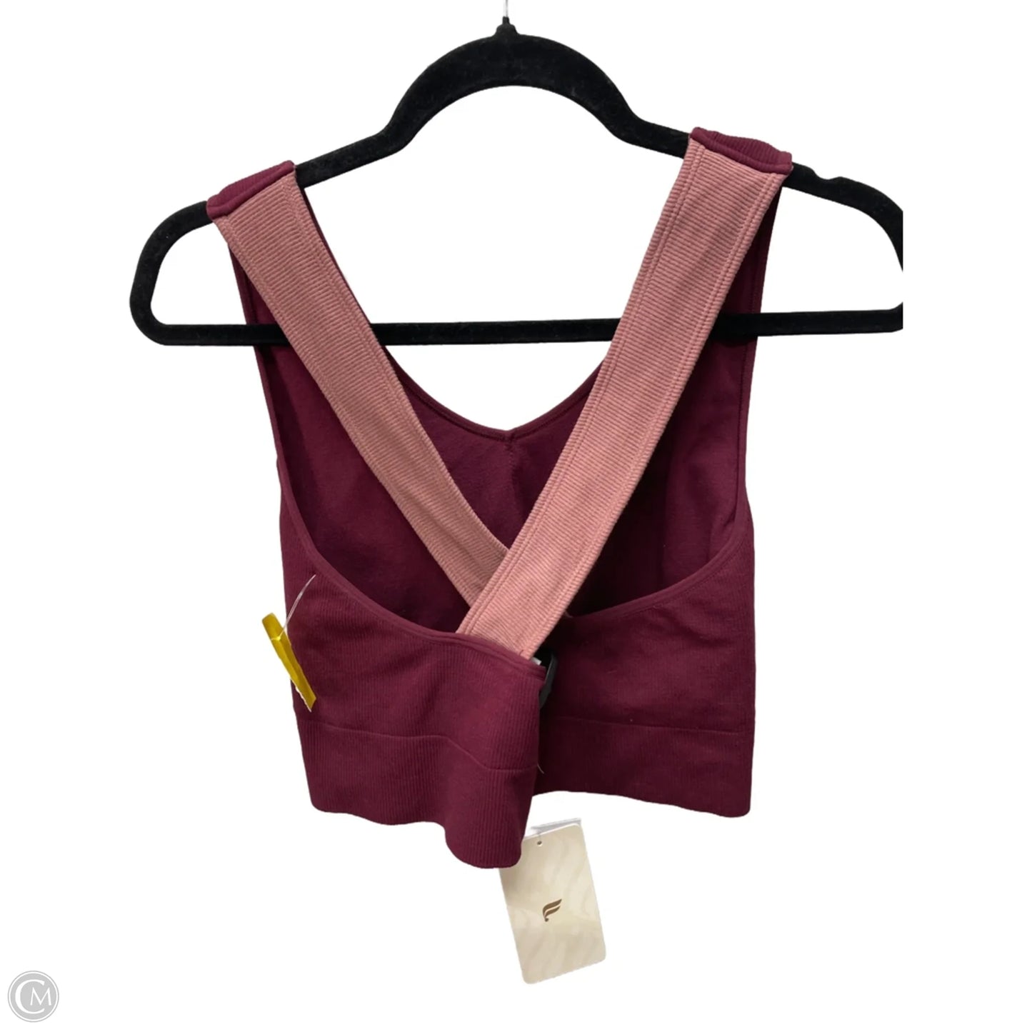 Athletic Bra By Fabletics In Pink & Red, Size: Xl
