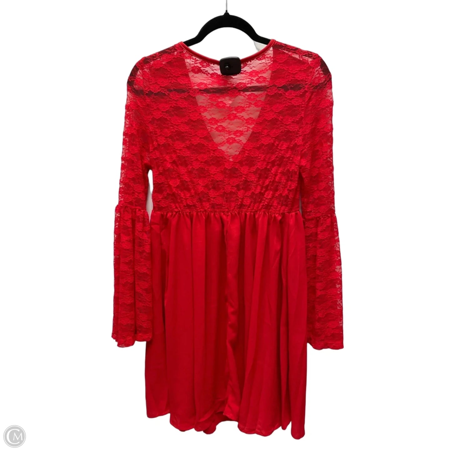 Dress Casual Short By Shein In Red, Size: M