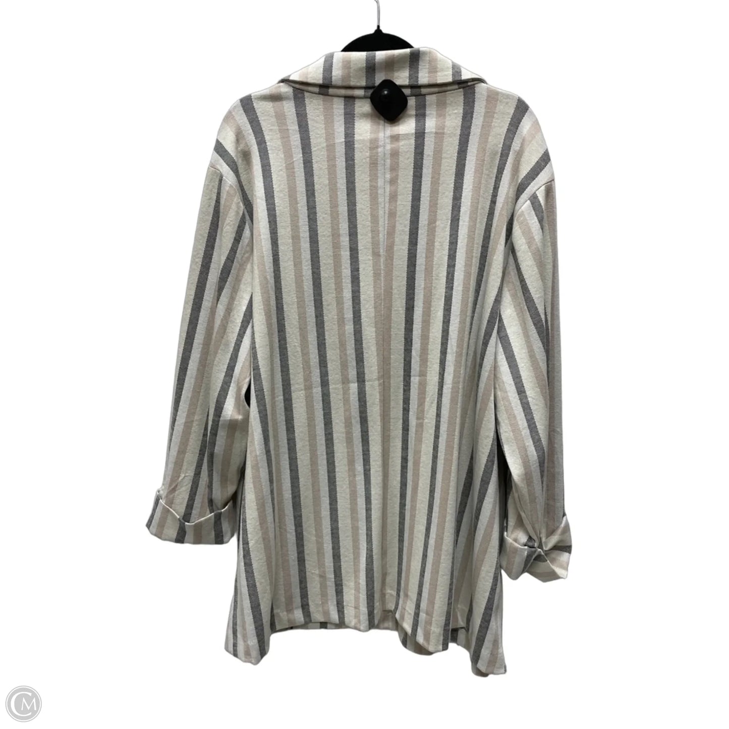 Blazer By Cato In Striped Pattern, Size: 3x