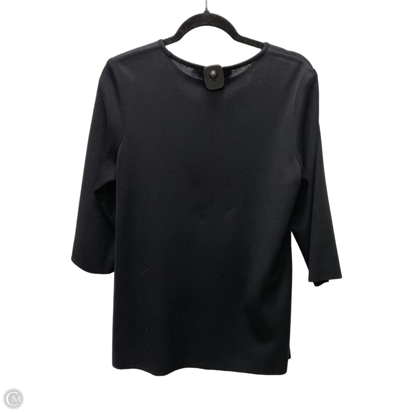 Top 3/4 Sleeve By Misook In Black, Size: L