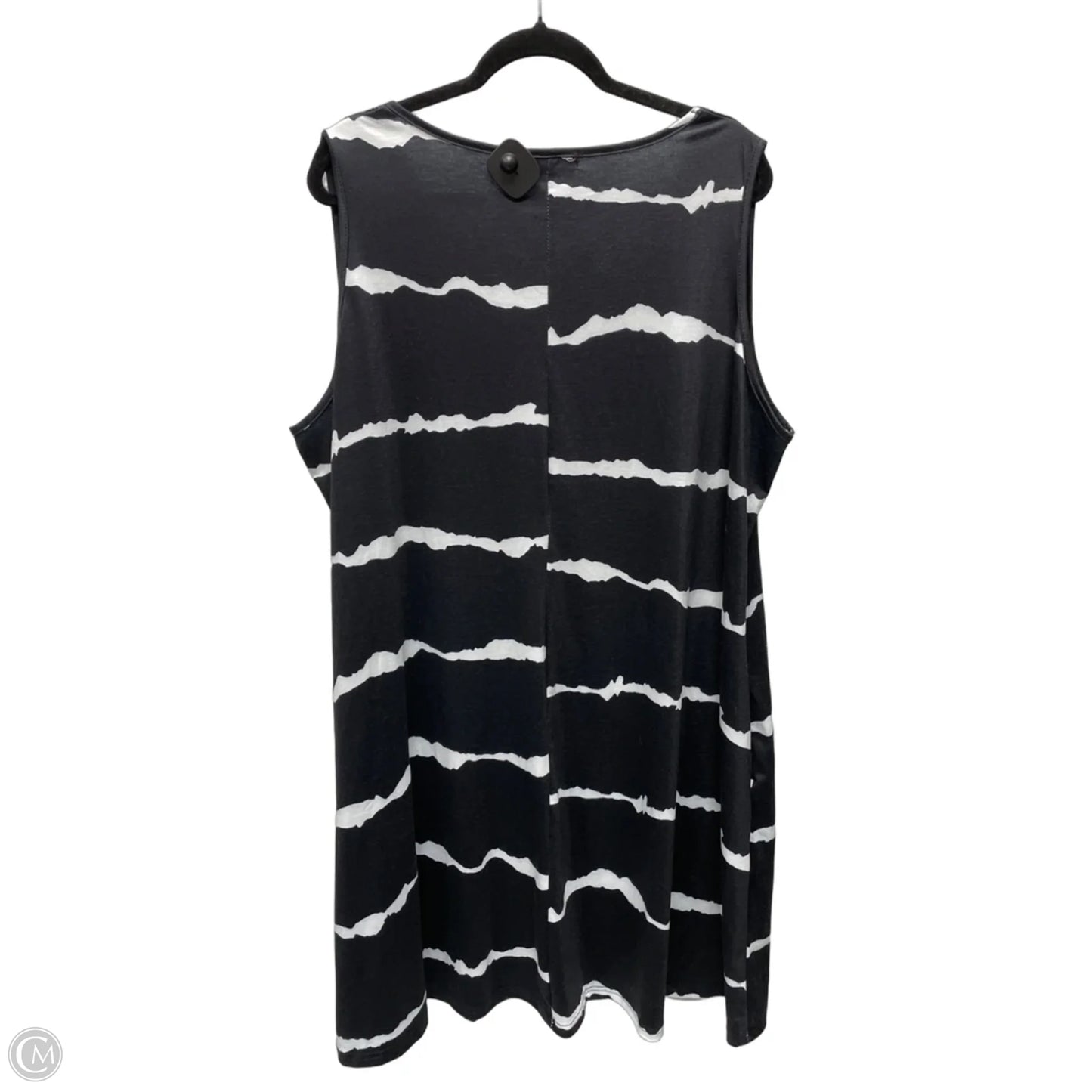 Dress Casual Short By Clothes Mentor In Tie Dye Print, Size: 4x