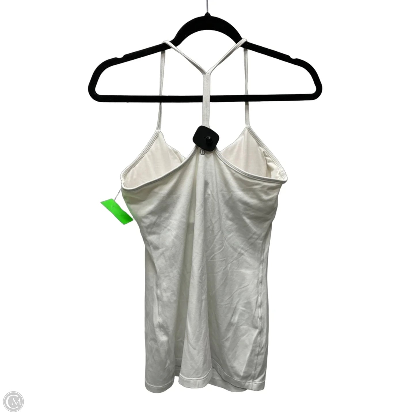Athletic Tank Top By Lululemon In White, Size: L