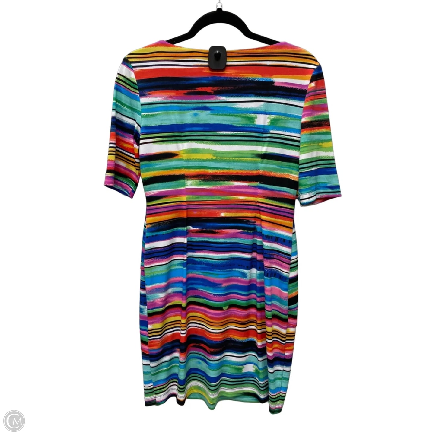Dress Casual Short By Connected Apparel In Striped Pattern, Size: S