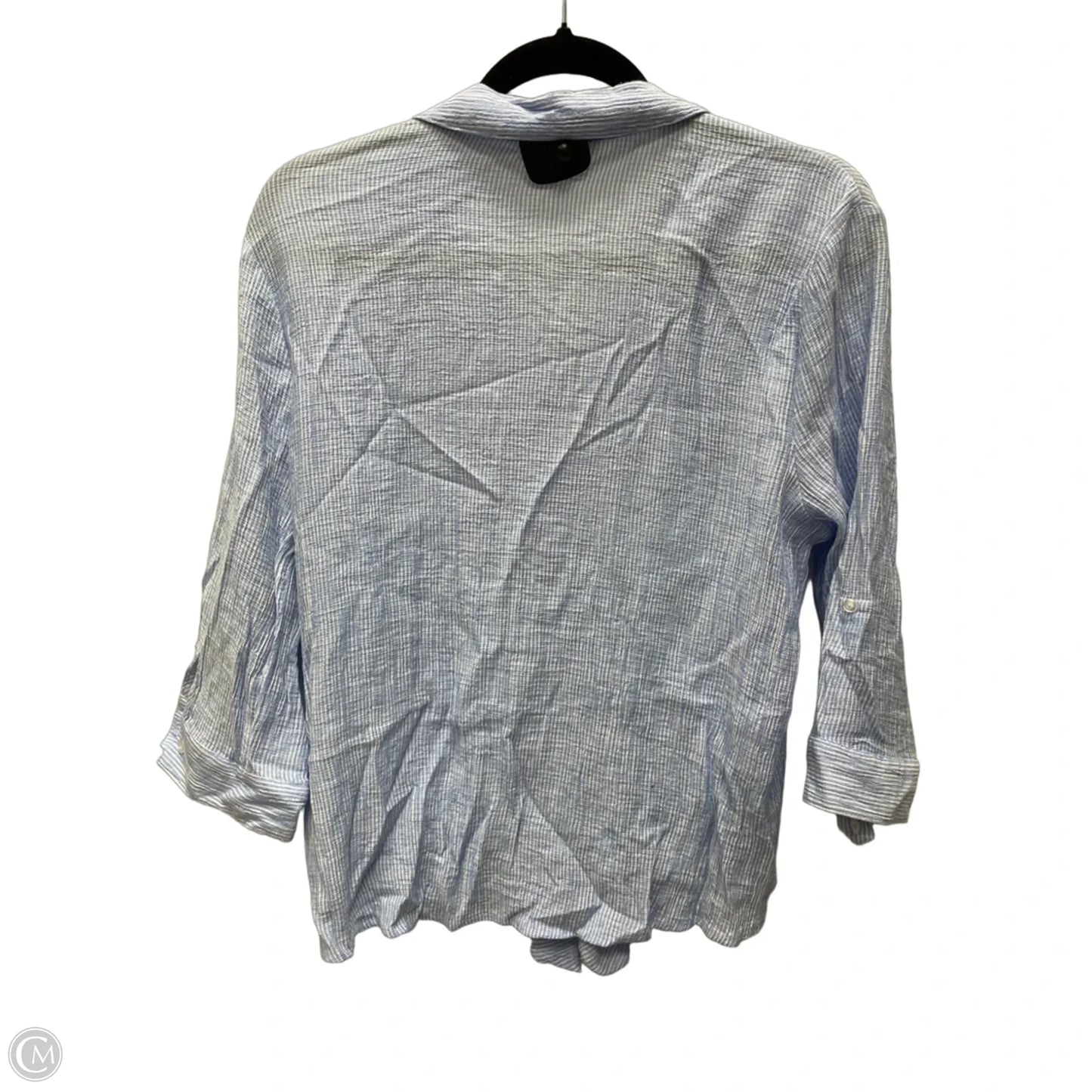 Top 3/4 Sleeve By Sweet Wanderer In Striped Pattern, Size: Xl