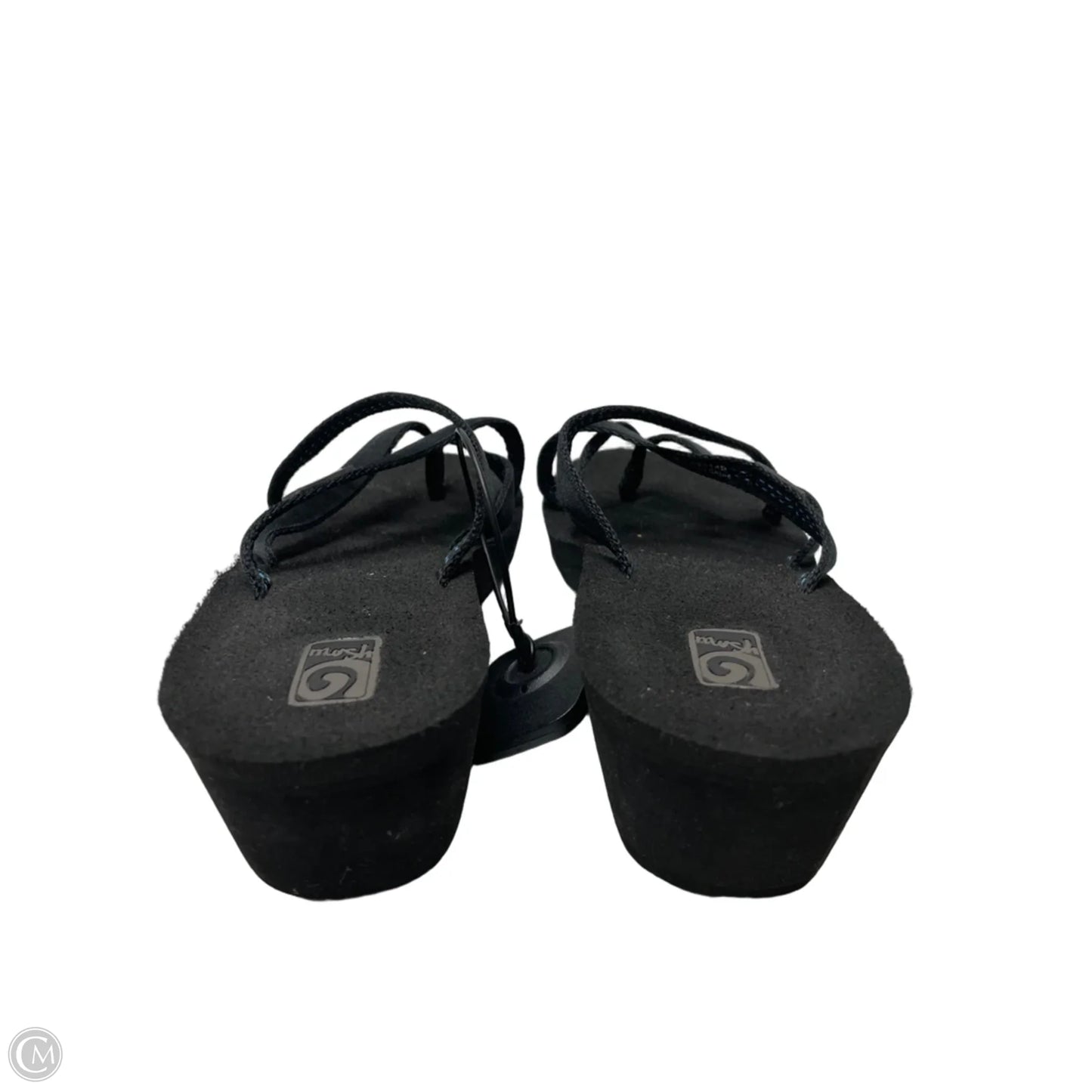 Sandals Heels Wedge By Teva In Black, Size: 7