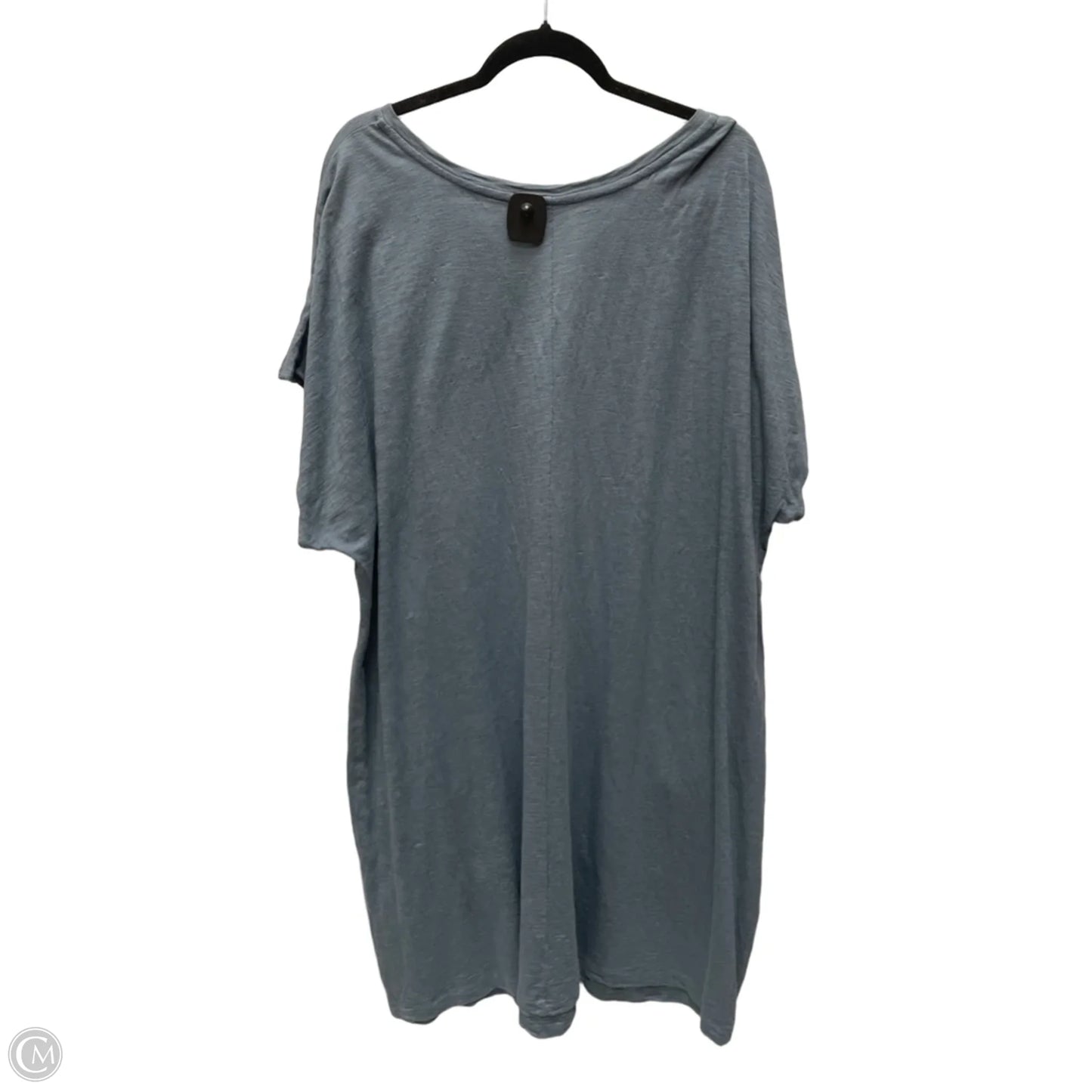 Dress Casual Short By Logo In Blue, Size: 3x