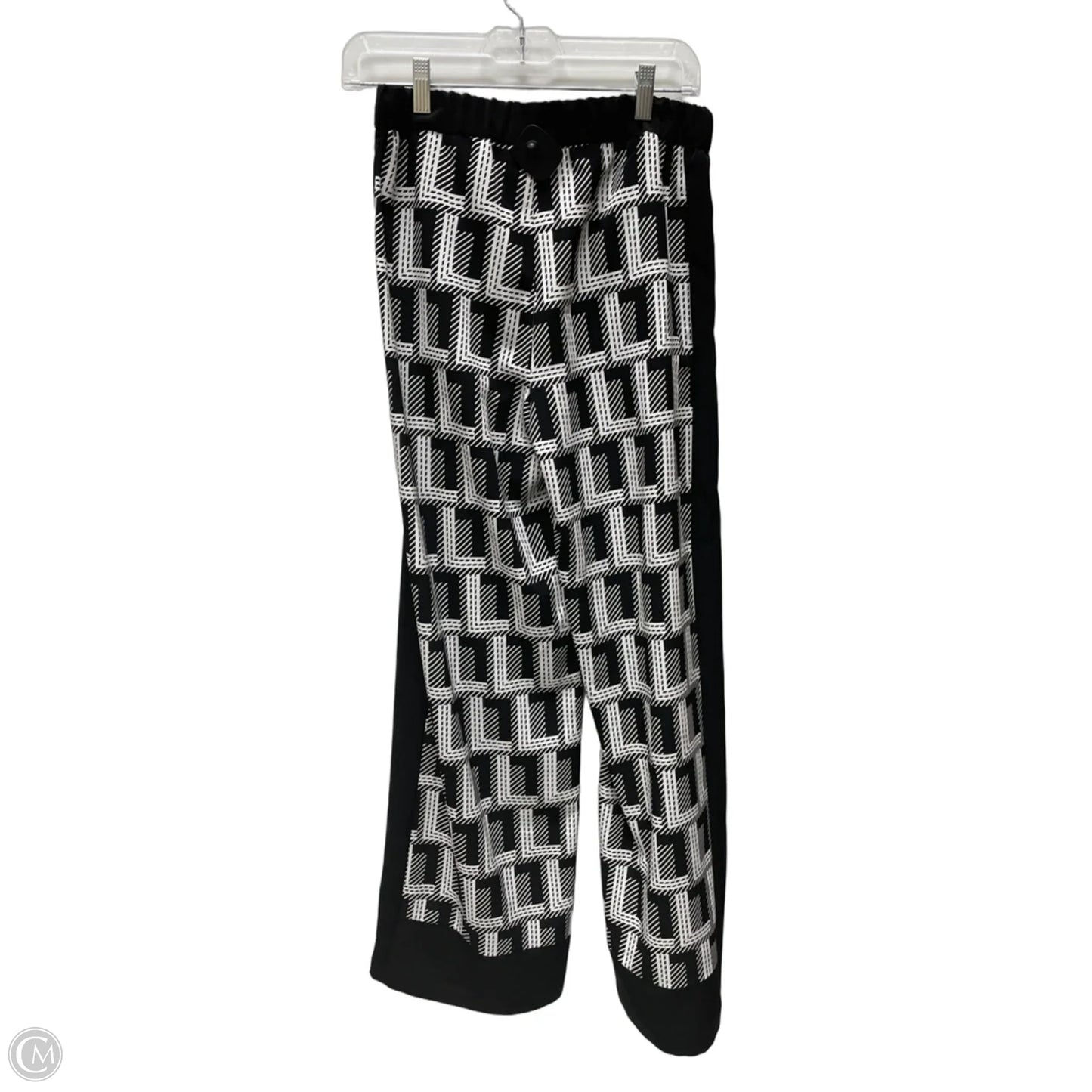 Pants Designer By Karl Lagerfeld In Black & White, Size: 2