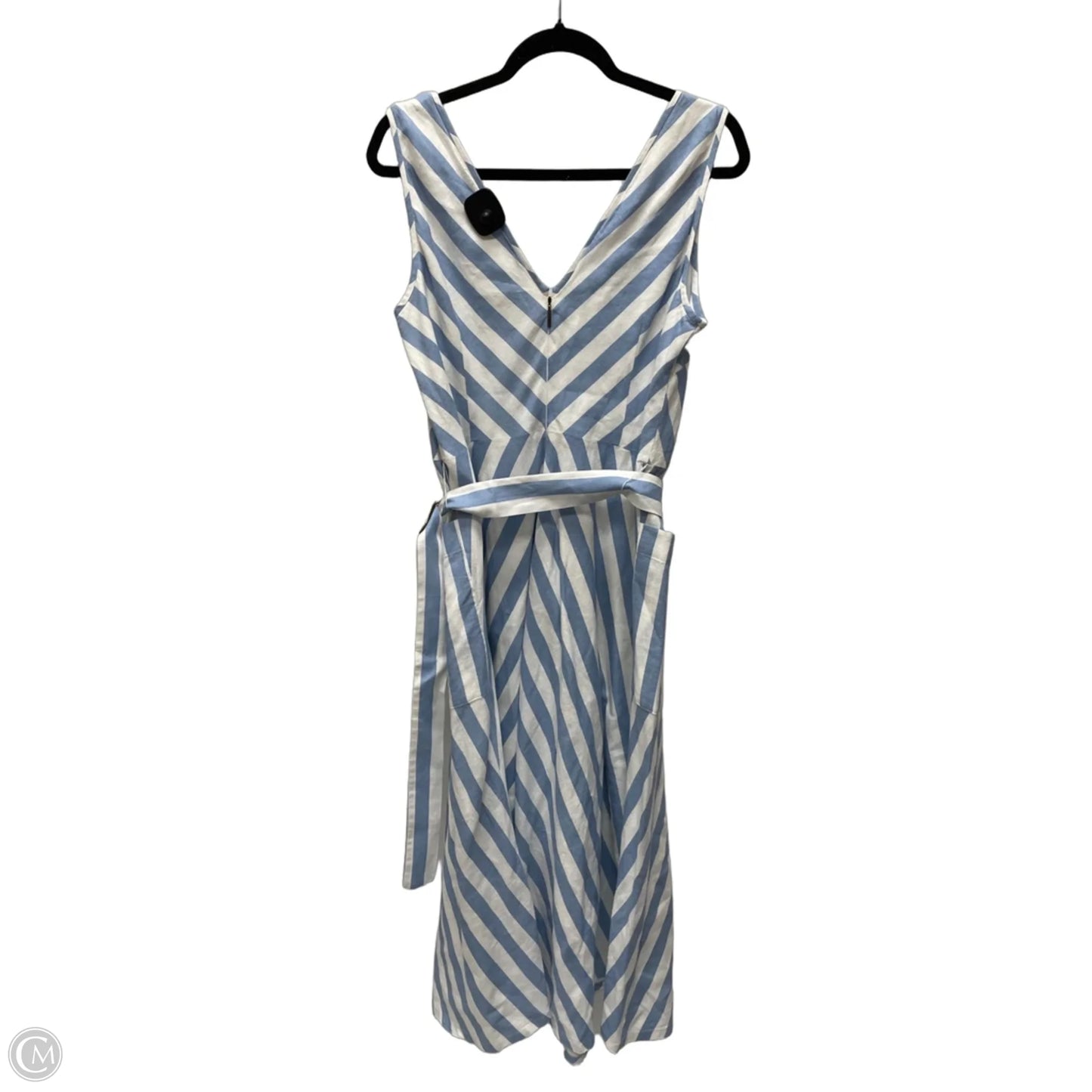 Dress Designer By Kate Spade In Blue & White, Size: L