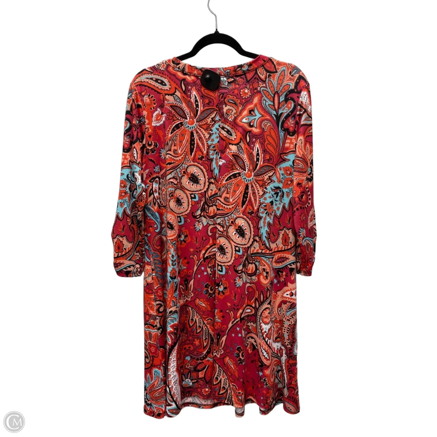 Dress Casual Short By Agb In Floral Print, Size: Xl