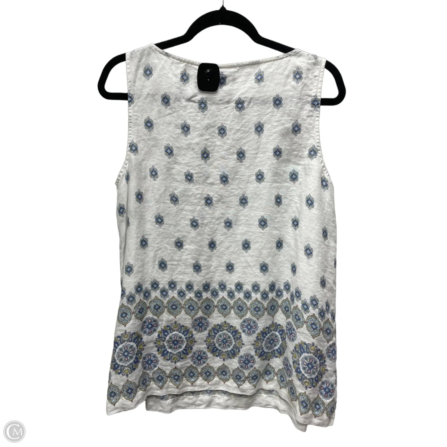 Top Sleeveless By J. Jill In Floral Print, Size: M