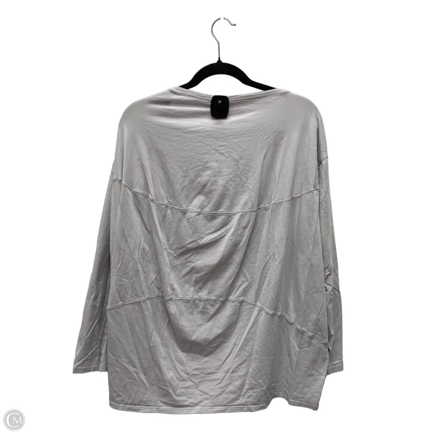 Athletic Top Long Sleeve Crewneck By Lululemon In Purple, Size: Xl