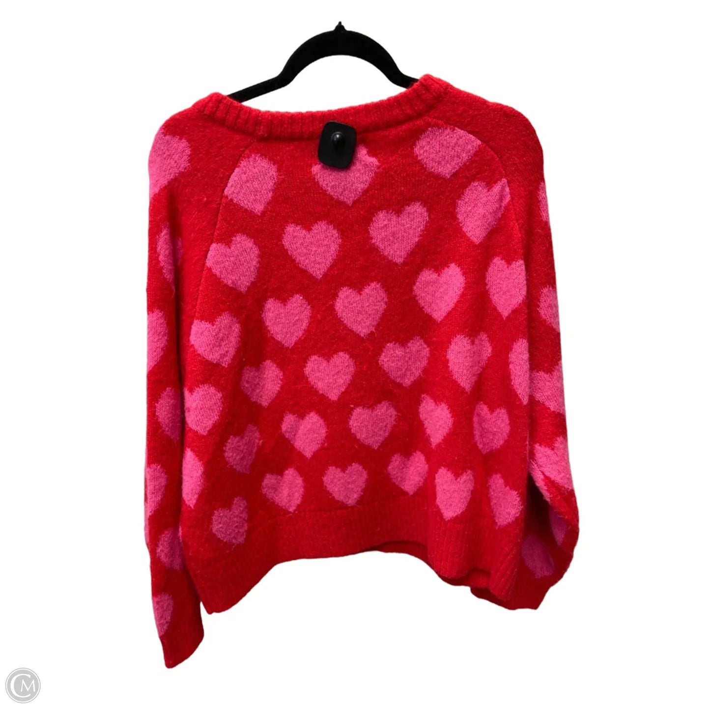 Sweater By Old Navy In Pink & Red, Size: Xl