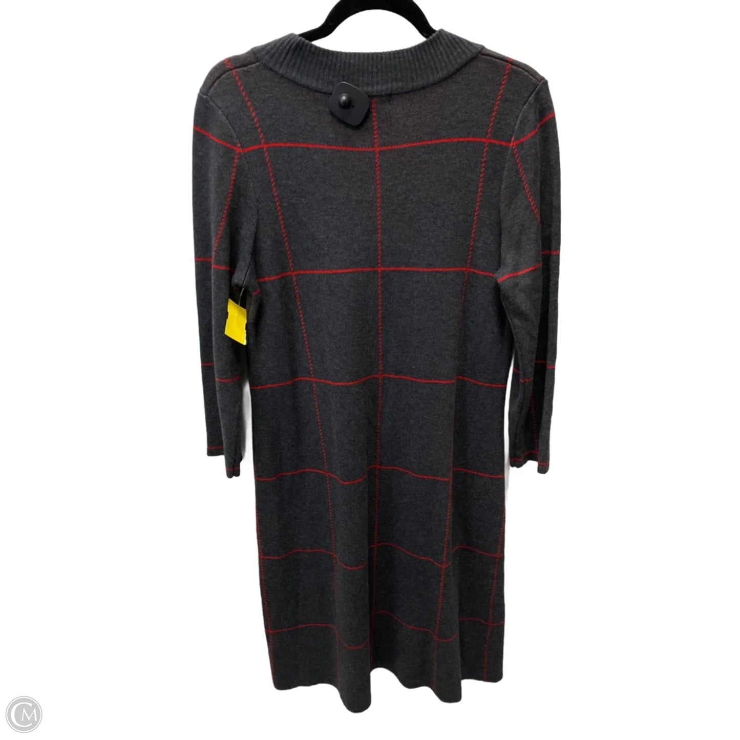 Dress Sweater By Liz Claiborne In Striped Pattern, Size: L