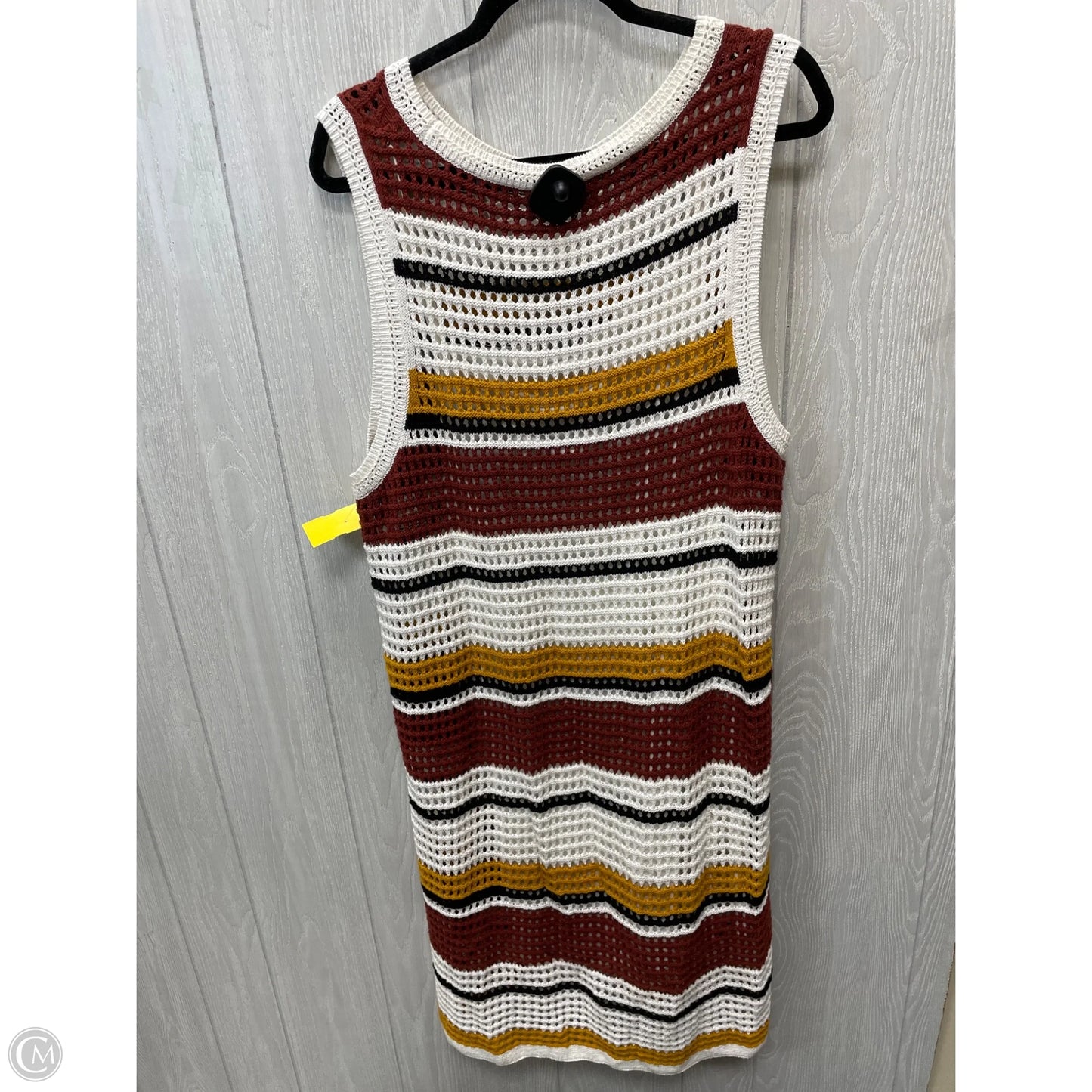 Dress Sweater By Nine West In Striped Pattern, Size: 1x