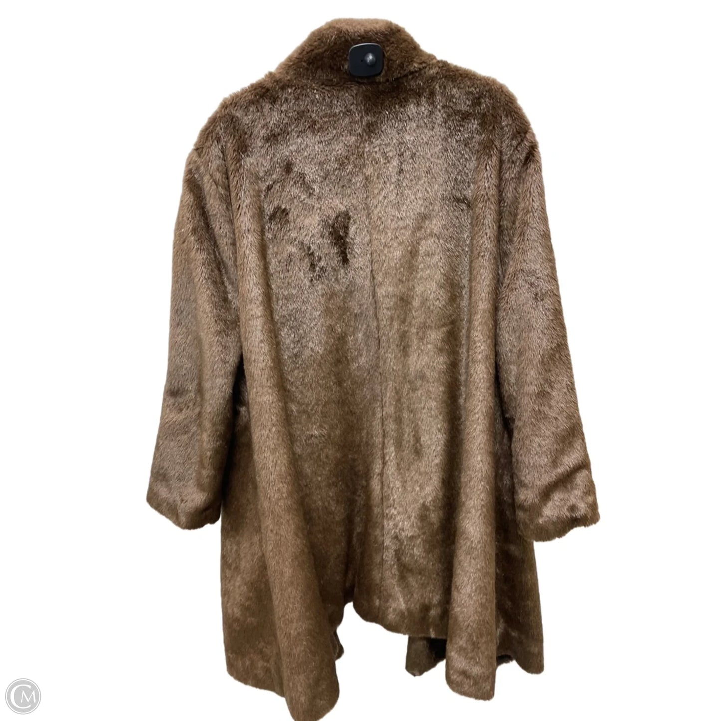 Coat Faux Fur & Sherpa By ATHONY RICHARDS In Brown, Size: 3x